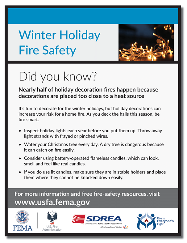 Have a Safe and Happy Holiday Season from CherryTodd Electric COOP Cherry Todd Electric